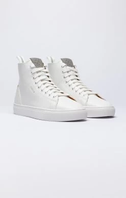SikSilk White Classic High-Top Trainer -Style Zone Shop SS 22332 4