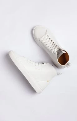 SikSilk White Classic High-Top Trainer -Style Zone Shop SS 22332 7