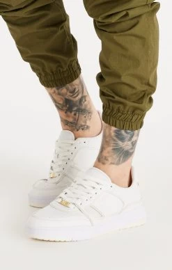 SikSilk White Low-Top Court Trainer -Style Zone Shop SS 22339