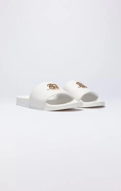 SikSilk White Premium Pool Slide With Metal Logo -Style Zone Shop SS 22356 4