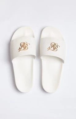 SikSilk White Premium Pool Slide With Metal Logo -Style Zone Shop SS 22356 6