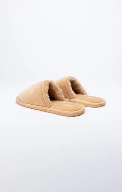 SikSilk Beige Slipper With Embroidered Logo -Style Zone Shop SS 22367 4 67b7e6d1 08ae 4ecc a993 16cc4fbc8fb0
