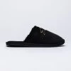 SikSilk Black Slipper With Embroidered Logo -Style Zone Shop SS 22368 1