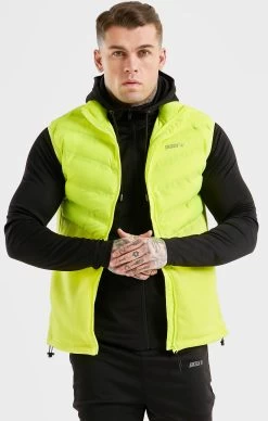 SikSilk Yellow Sports Gilet