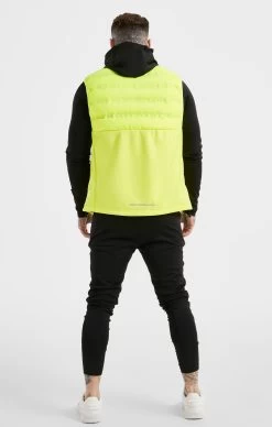 SikSilk Yellow Sports Gilet -Style Zone Shop SS 22412 5A
