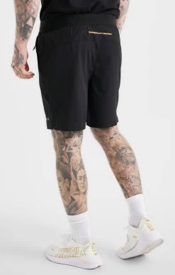 SikSilk Black Sports Short -Style Zone Shop SS 22417 4