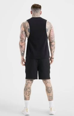 SikSilk Black Sports Short -Style Zone Shop SS 22417 5