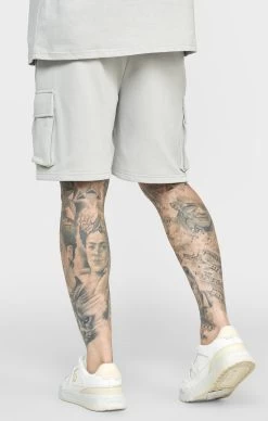 SikSilk Grey Relaxed Fit Cargo Short -Style Zone Shop SS 22419 4 609ce579 35ab 4557 b0ef a604d6585e9b