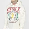SikSilk Ecru Varsity Anniversary Print Oversized Hoodie -Style Zone Shop SS 22447 1 942ece0f 802b 44ad 91a3 0f0b85bfb0c4