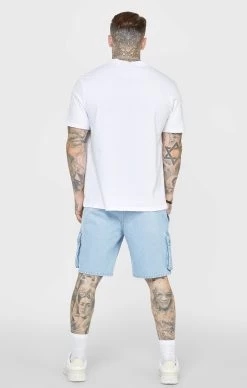 SikSilk White Varsity Oversized T-Shirt -Style Zone Shop SS 22450 5 3e6c2097 47c2 4a0b a898 ab507a601f57