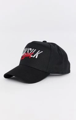 SikSilk Black Sports Trucker Cap