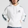 SikSilk White Rose Oversized Hoodie -Style Zone Shop SS 22478 1