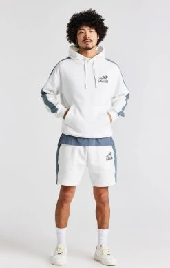 SikSilk White Rose Oversized Hoodie -Style Zone Shop SS 22478 3