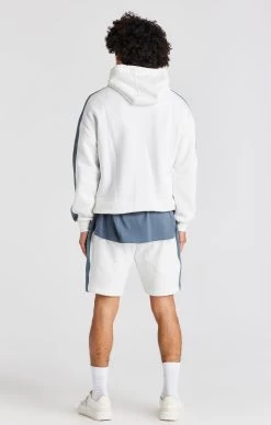 SikSilk White Rose Oversized Hoodie -Style Zone Shop SS 22478 5