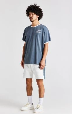 SikSilk White Rose Embroidery Short -Style Zone Shop SS 22480 3