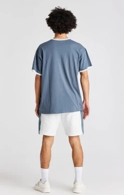 SikSilk White Rose Embroidery Short -Style Zone Shop SS 22480 5