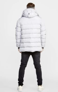 SikSilk Grey Parka Jacket 12 SikSilk Grey Parka Jacket -Style Zone Shop SS 22513 5