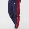 SikSilk Navy Velour Track Pant -Style Zone Shop SS 22519 1