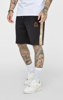 SikSilk Black Crest Short