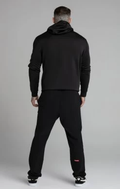 SikSilk Black Quarter Zip Hoodie -Style Zone Shop SS 22547 5 072ce6c6 970b 4e0c 9ace 31cbb514c9c6