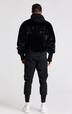 SikSilk Black Faux Fur Bomber Jacket 15 SikSilk Black Faux Fur Bomber Jacket -Style Zone Shop SS 22560 6