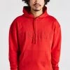 SikSilk Red Applique Hoodie