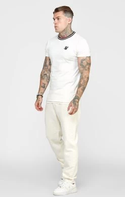 SikSilk Ecru Relaxed Fit Denim Jean -Style Zone Shop SS 22578 3