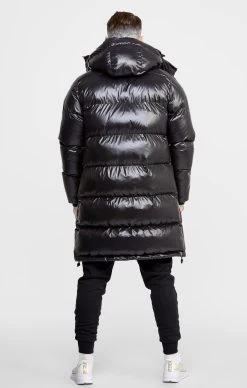 SikSilk Black Managers Coat -Style Zone Shop SS 22584 5