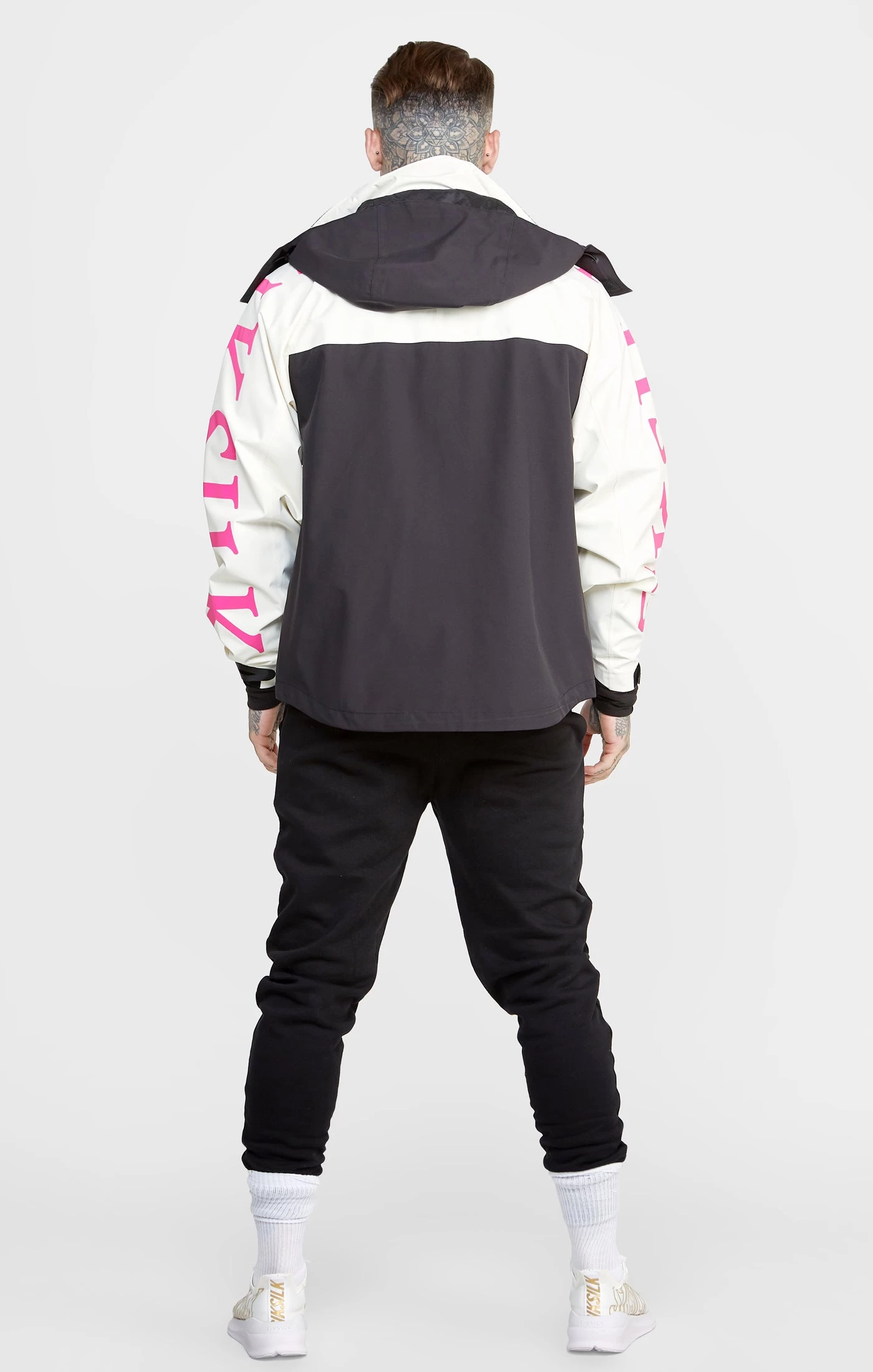 SikSilk Ecru Technical Jacket 7 SikSilk Ecru Technical Jacket - Image 5