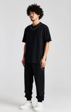 SikSilk Black Chain Jogger -Style Zone Shop SS 22593 6