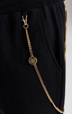 SikSilk Black Chain Jogger -Style Zone Shop SS 22593 8
