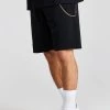 SikSilk Black Chain Loose Fit Short