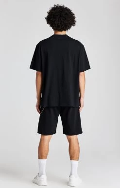 SikSilk Black Chain Loose Fit Short -Style Zone Shop SS 22594 5