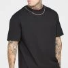 SikSilk Black Chain Oversized T-Shirt -Style Zone Shop SS 22608 1