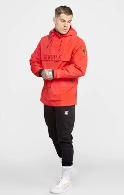 SikSilk Red Overhead Jacket -Style Zone Shop SS 22644 3