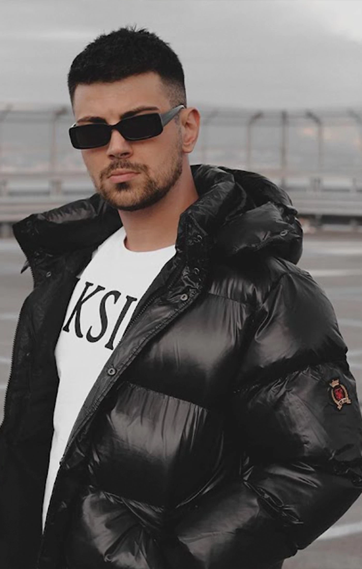 SikSilk Black Puffer Jacket 3 SikSilk Black Puffer Jacket