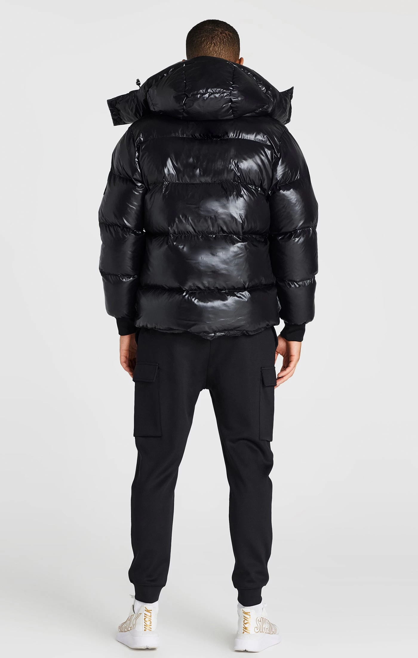SikSilk Black Puffer Jacket 8 SikSilk Black Puffer Jacket - Image 6