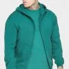 SikSilk Green Zip Through Hoodie