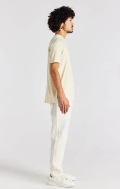 SikSilk Beige High Neck T-Shirt -Style Zone Shop SS 22822 6