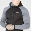 SikSilk Black Sports Zip-Thru Hoodie -Style Zone Shop SS 22860 1