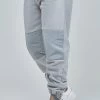 SikSilk Grey Polar Fleece Panelled Cuffed Jogger -Style Zone Shop SS 22875 1