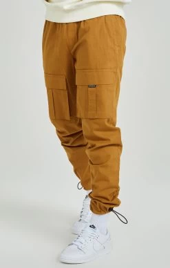 SikSilk Tan Ripstop Cargo Pants