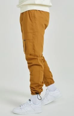 SikSilk Tan Ripstop Cargo Pants -Style Zone Shop SS 22877 3