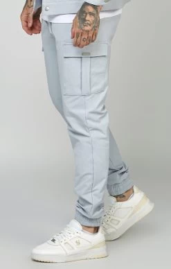SikSilk Grey Utility Cargo Jogger