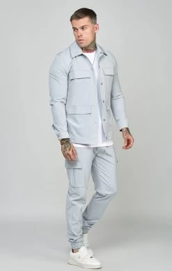 SikSilk Grey Utility Cargo Jogger -Style Zone Shop SS 22963 3