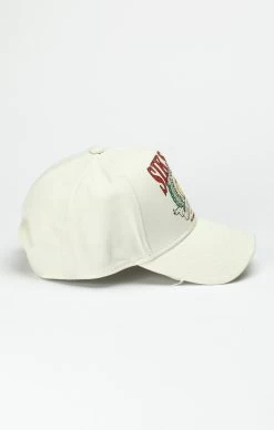 SikSilk Ecru Varsity Trucker Cap -Style Zone Shop SS 22992 2