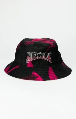 SikSilk Black Reversable Printed Bucket Hat -Style Zone Shop SS 23000 4