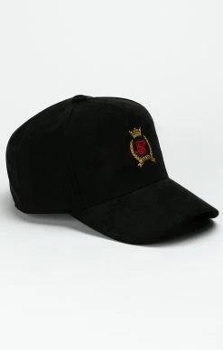 SikSilk Black Crest Trucker Cap