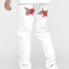 SikSilk White Rose Straight Cut Denim -Style Zone Shop SS 23061 1 db5fabab 2f46 42e0 8af4 75bc060d5dbb