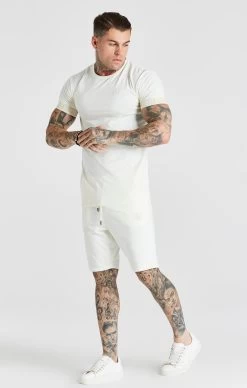 SikSilk Ecru Tech Tape Short -Style Zone Shop SS 23122 3